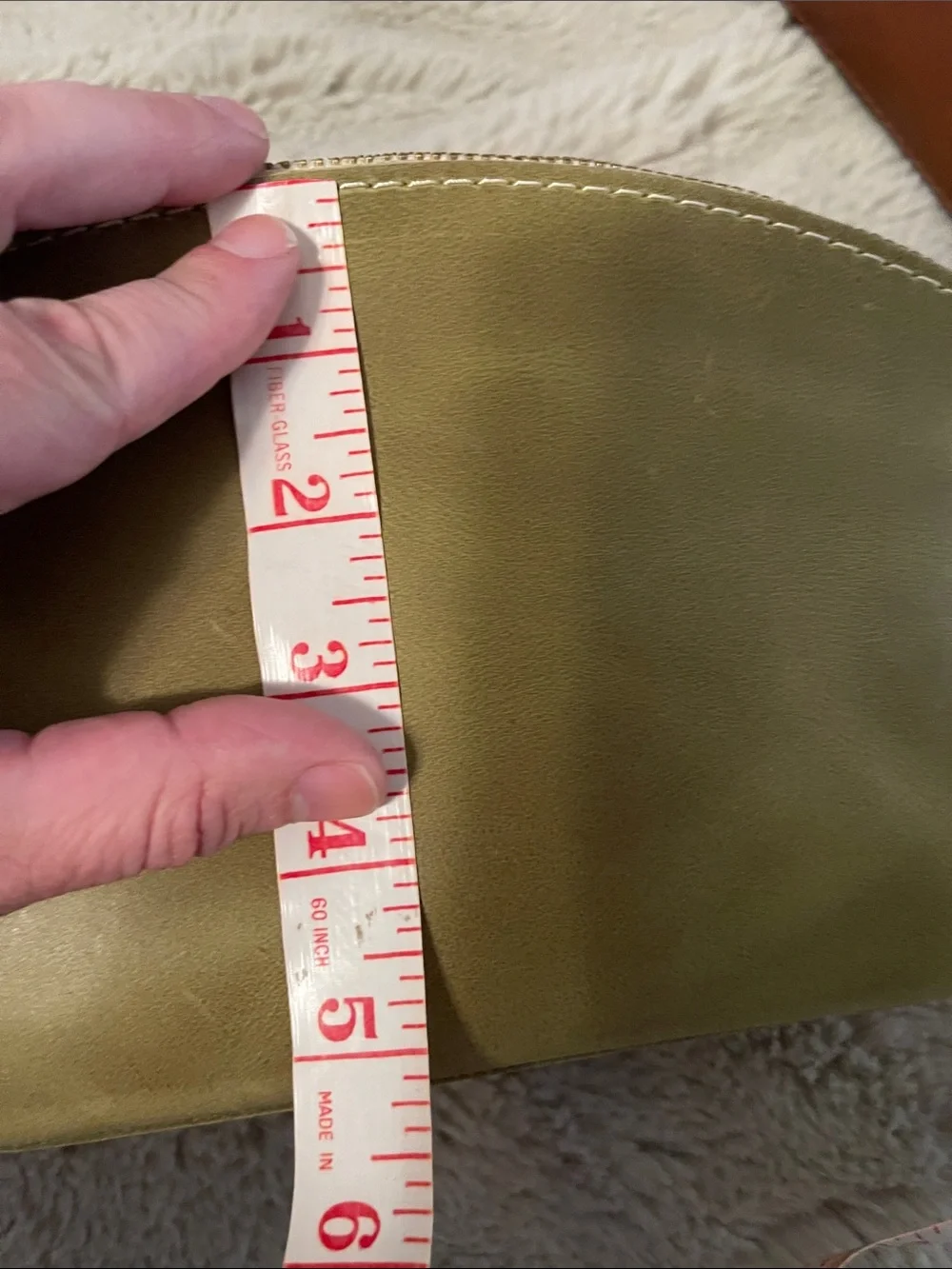 Two Portland leather eclipse makeup zippered pouches - Anjou and honey